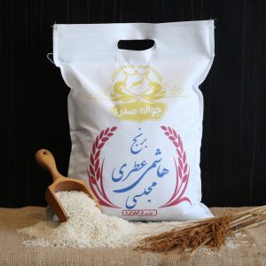 برنج هاشمی عطری مجلسی عکس زیبا کیسه 5کیلویی